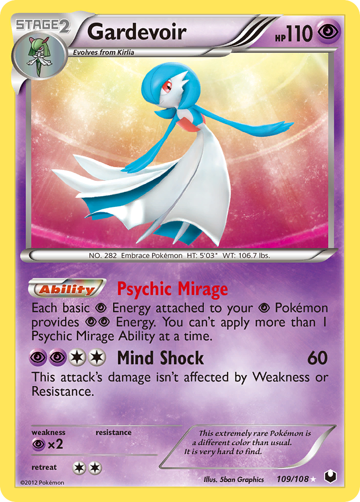 Gardevoir (109/108) [Black & White: Dark Explorers] | Odin's Place