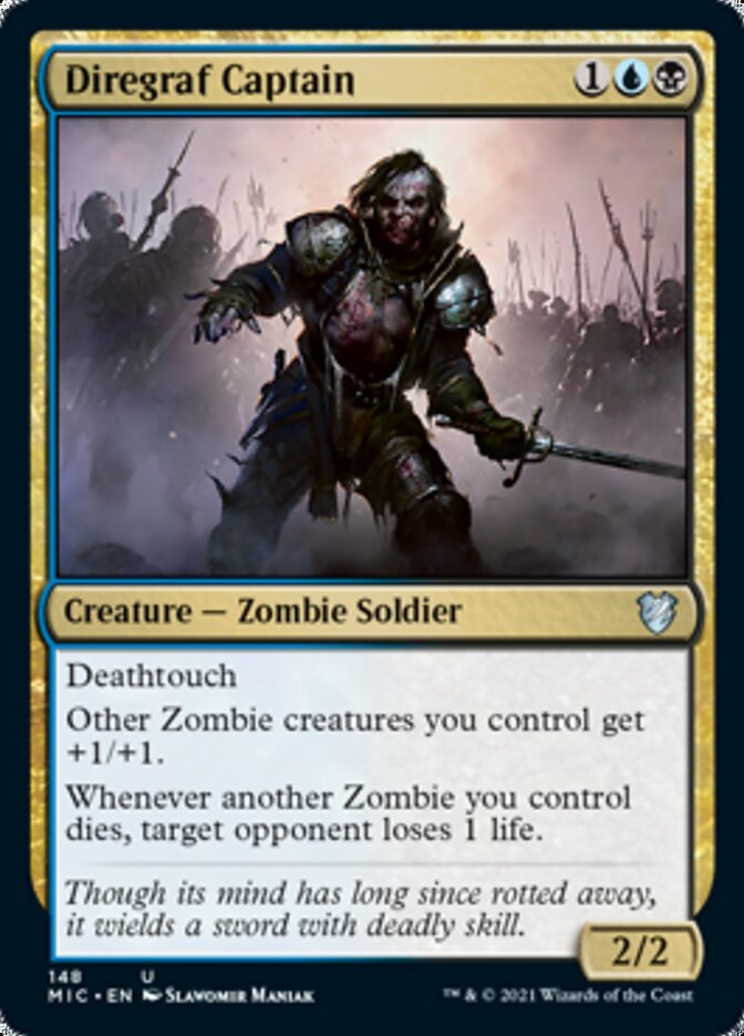 Diregraf Captain [Innistrad: Midnight Hunt Commander] | Odin's Place