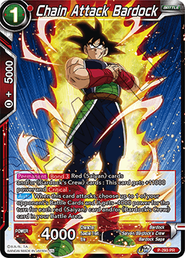 Chain Attack Bardock (P-293) [Tournament Promotion Cards] | Odin's Place