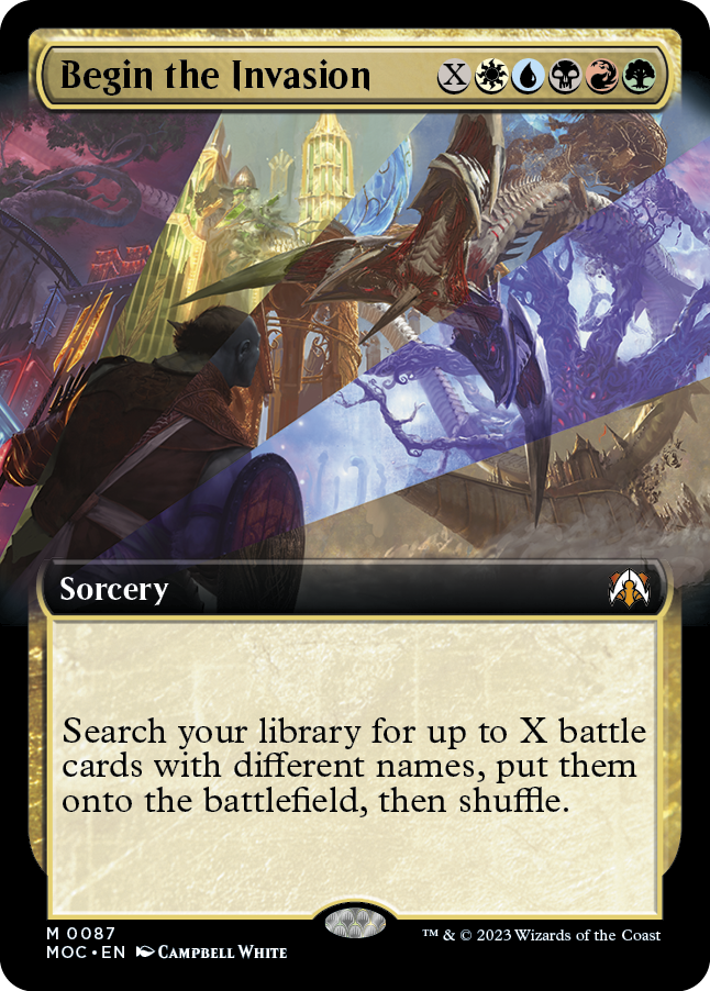 Begin the Invasion (Extended Art) [March of the Machine Commander] | Odin's Place