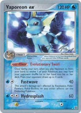 Vaporeon ex (110/113) (Legendary Ascent - Tom Roos) [World Championships 2007] | Odin's Place