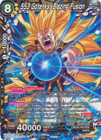 SS3 Gotenks, Blazing Fusion (BT10-153) [Revision Pack 2020] | Odin's Place