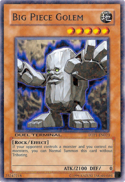 Big Piece Golem [DTP1-EN023] Rare | Odin's Place
