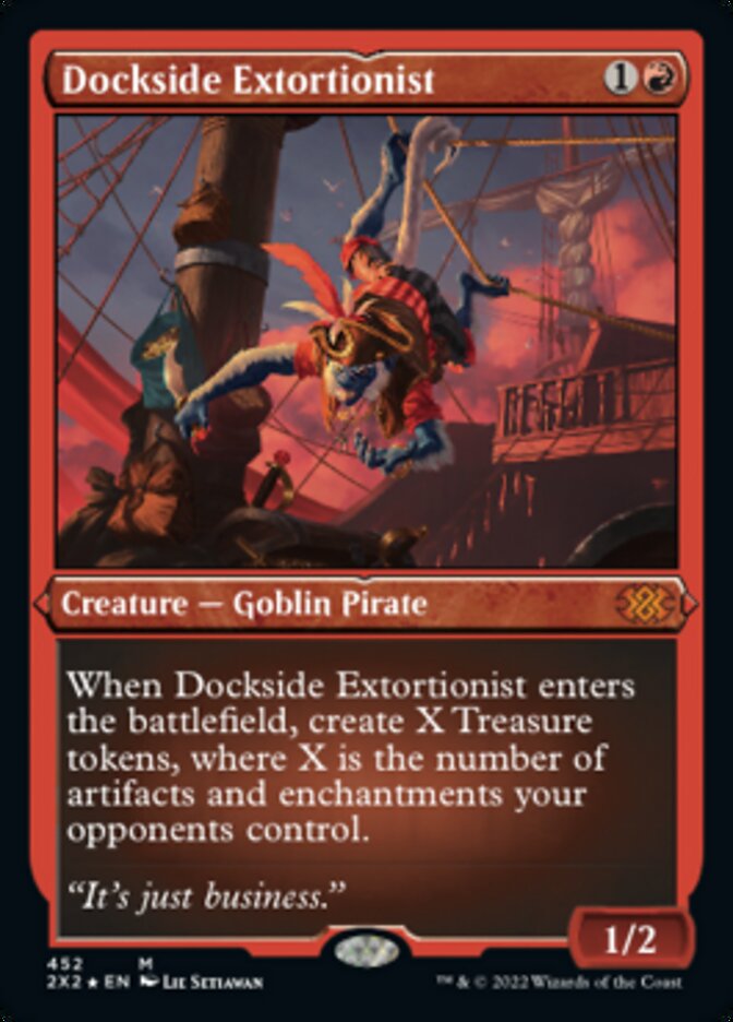 Dockside Extortionist (Foil Etched) [Double Masters 2022] | Odin's Place