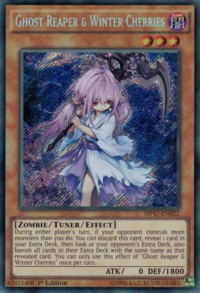 Ghost Reaper & Winter Cherries [MP17-EN022] Secret Rare | Odin's Place