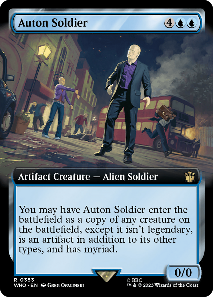Auton Soldier (Extended Art) [Doctor Who] | Odin's Place
