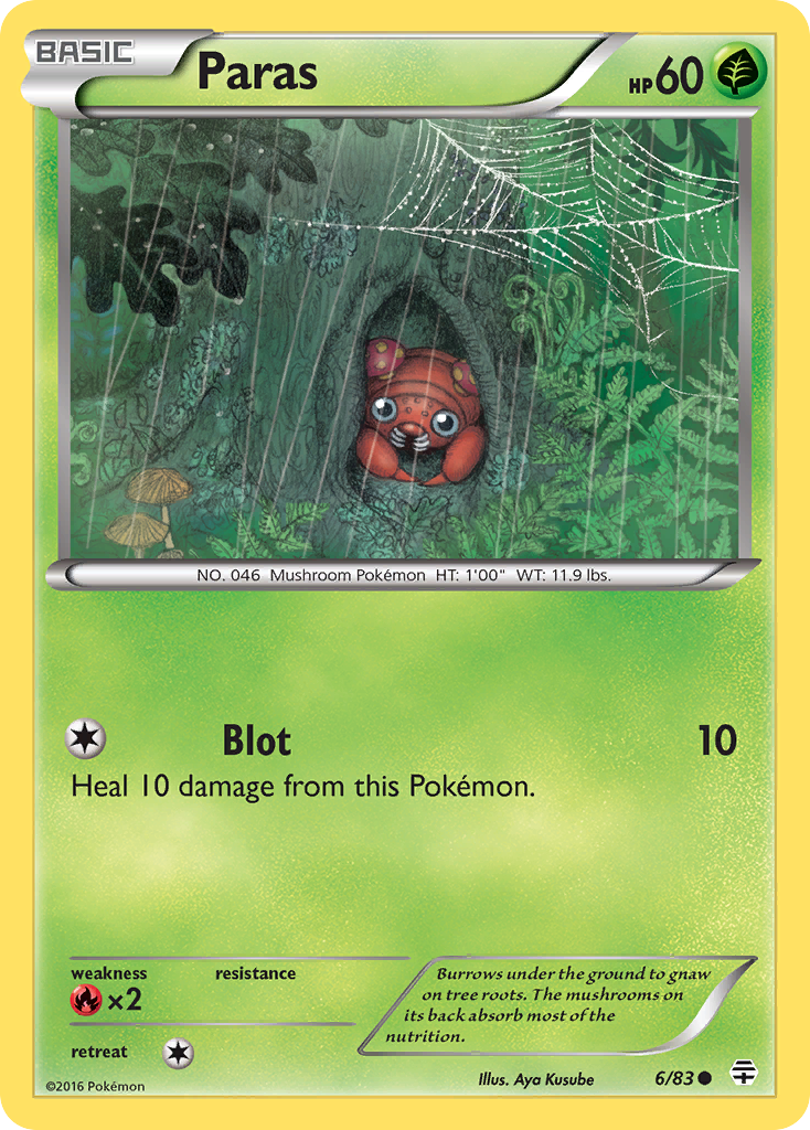 Paras (6/83) [XY: Generations] | Odin's Place
