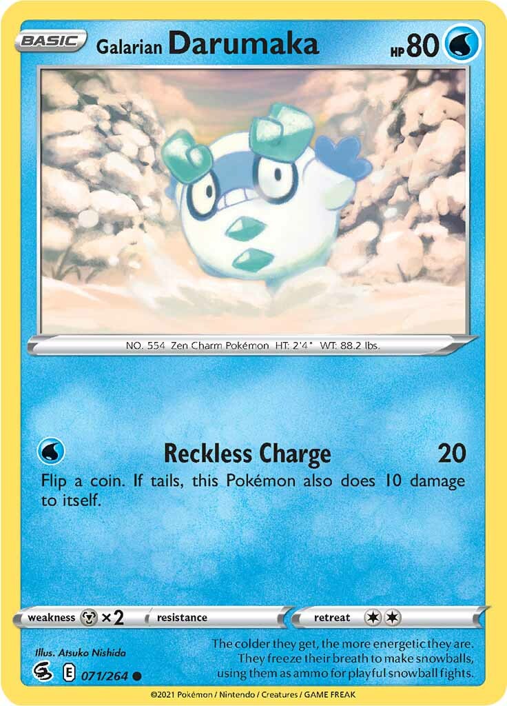 Galarian Darumaka (071/264) [Sword & Shield: Fusion Strike] | Odin's Place