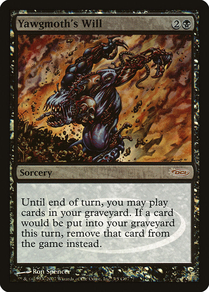 Yawgmoth's Will (3) [Judge Gift Cards 2007] | Odin's Place