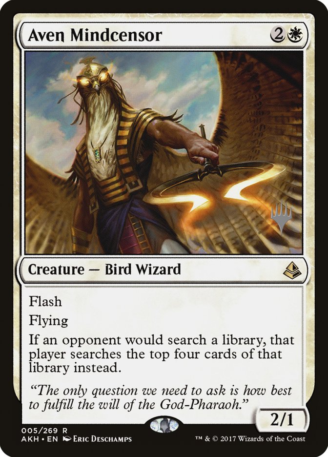 Aven Mindcensor (Promo Pack) [Amonkhet Promos] | Odin's Place