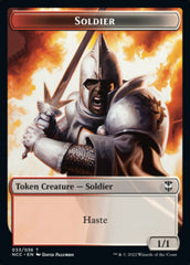 Soldier (33) // Devil Double-Sided Token [Streets of New Capenna Commander Tokens] | Odin's Place