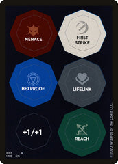 Punch Card Token (001 // 002) - Thick Stock [Ikoria: Lair of Behemoths Tokens] | Odin's Place