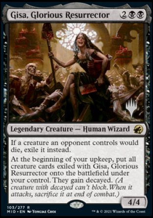 Gisa, Glorious Resurrector (Promo Pack) [Innistrad: Midnight Hunt Promos] | Odin's Place