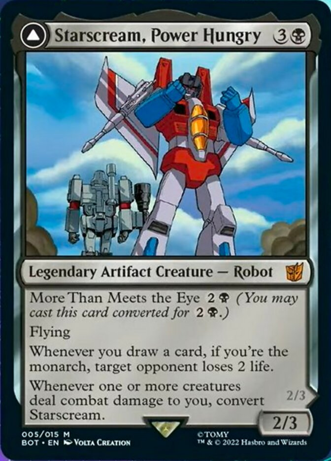 Starscream, Power Hungry // Starscream, Seeker Leader [Transformers] | Odin's Place