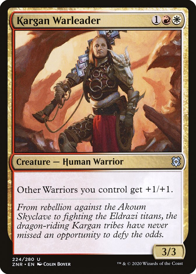 Kargan Warleader [Zendikar Rising] | Odin's Place