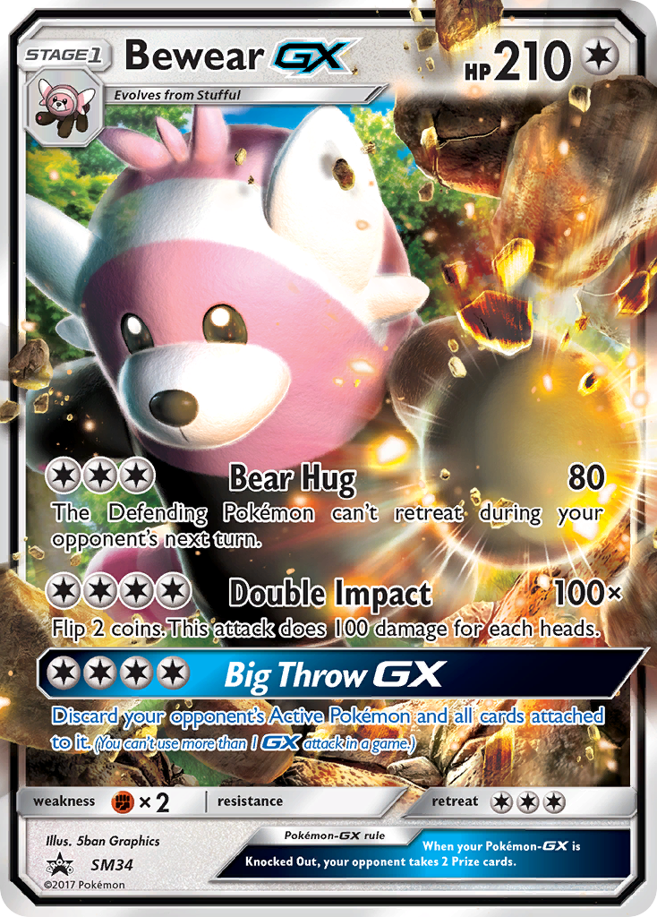 Bewear GX (SM34) [Sun & Moon: Black Star Promos] | Odin's Place