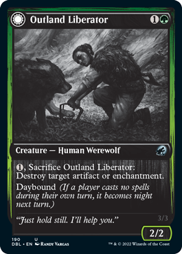 Outland Liberator // Frenzied Trapbreaker [Innistrad: Double Feature] | Odin's Place