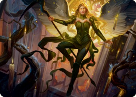 Sigarda, Champion of Light Art Card [Innistrad: Midnight Hunt Art Series] | Odin's Place