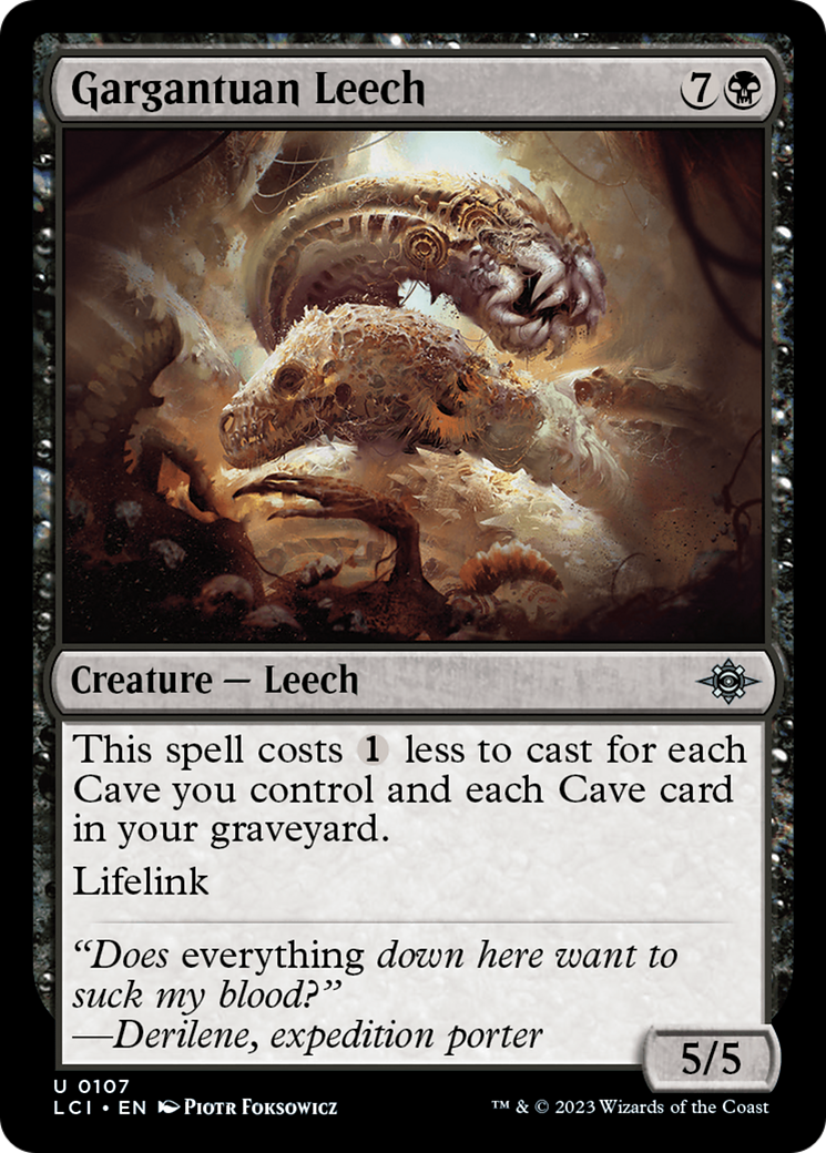 Gargantuan Leech [The Lost Caverns of Ixalan] | Odin's Place