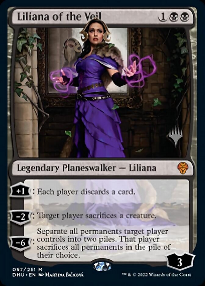 Liliana of the Veil (Promo Pack) [Dominaria United Promos] | Odin's Place