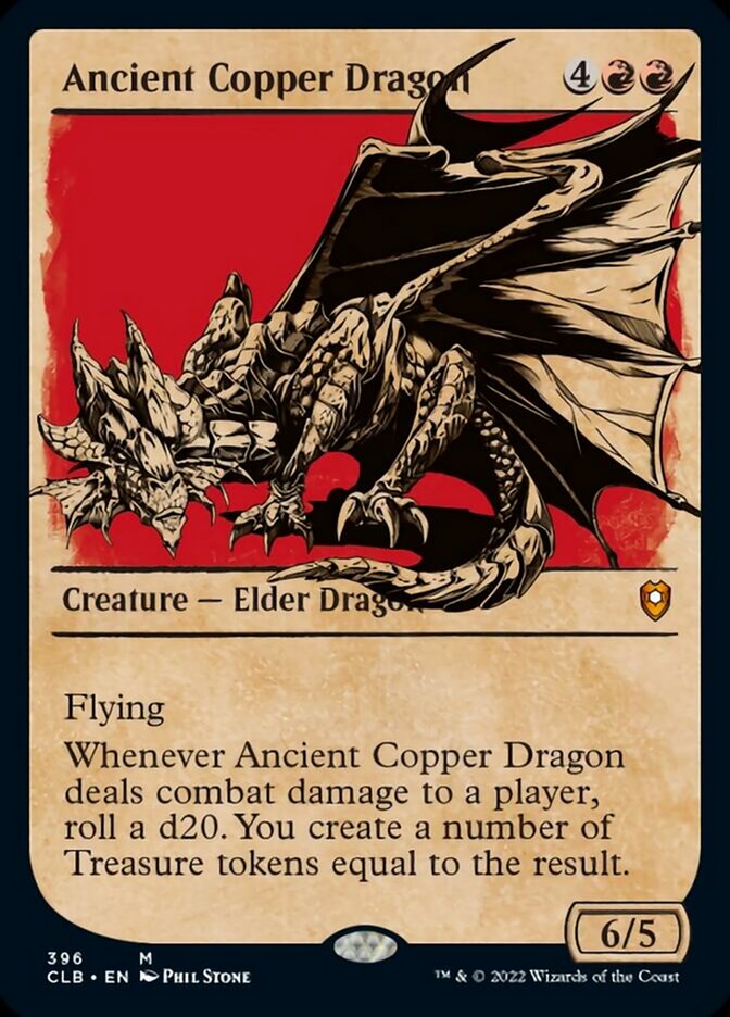 Ancient Copper Dragon (Showcase) [Commander Legends: Battle for Baldur's Gate] | Odin's Place