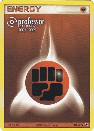 Fighting Energy (105/109) (2004 2005) [Professor Program Promos] | Odin's Place