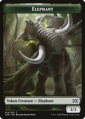 Angel // Elephant Double-Sided Token [Double Masters Tokens] | Odin's Place