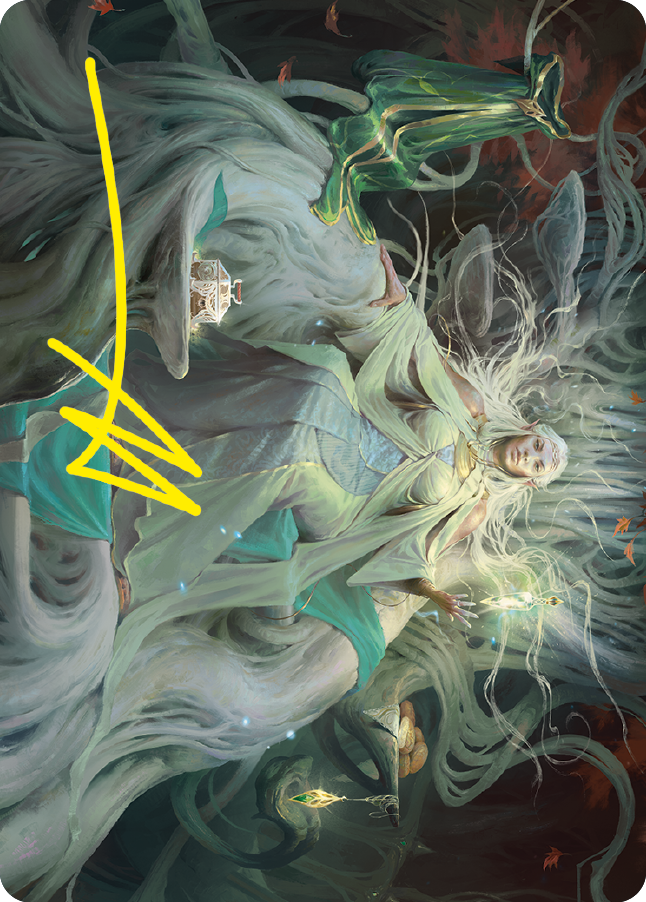 Galadriel, Gift-Giver Art Card (Gold-Stamped Signature) [The Lord of the Rings: Tales of Middle-earth Art Series] | Odin's Place