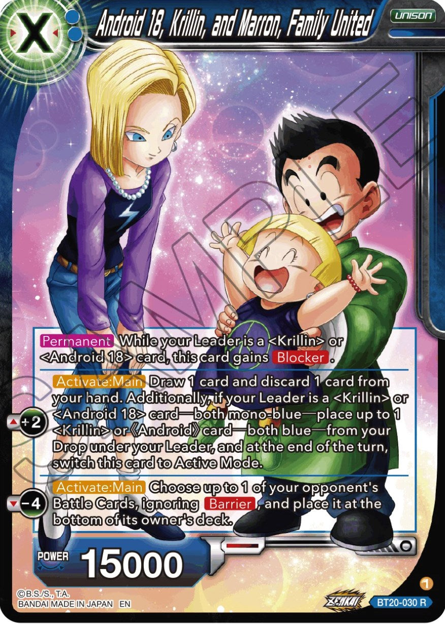 Android 18, Krillin, and Maron, Family United (BT20-030) [Power Absorbed] | Odin's Place