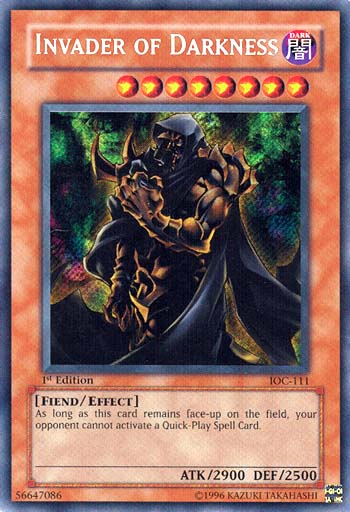 Invader of Darkness [IOC-111] Secret Rare | Odin's Place