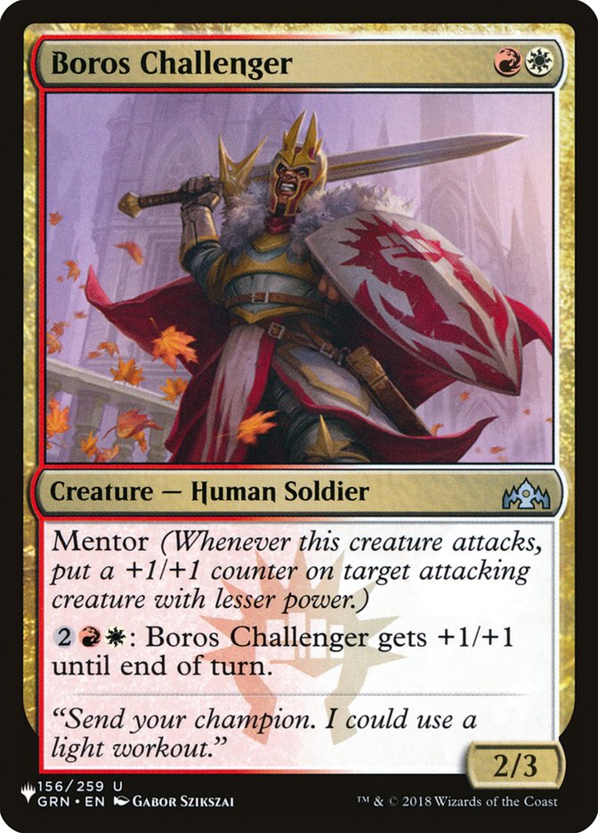 Boros Challenger [The List] | Odin's Place