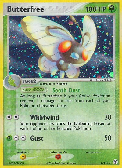 Butterfree (2/112) [EX: FireRed & LeafGreen] | Odin's Place