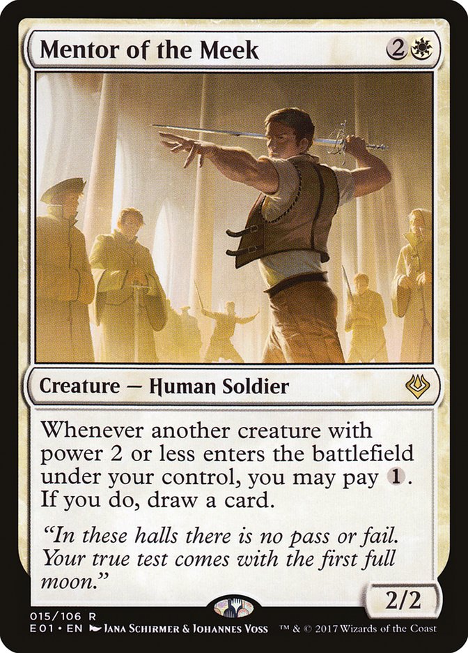 Mentor of the Meek (15) [Archenemy: Nicol Bolas] | Odin's Place