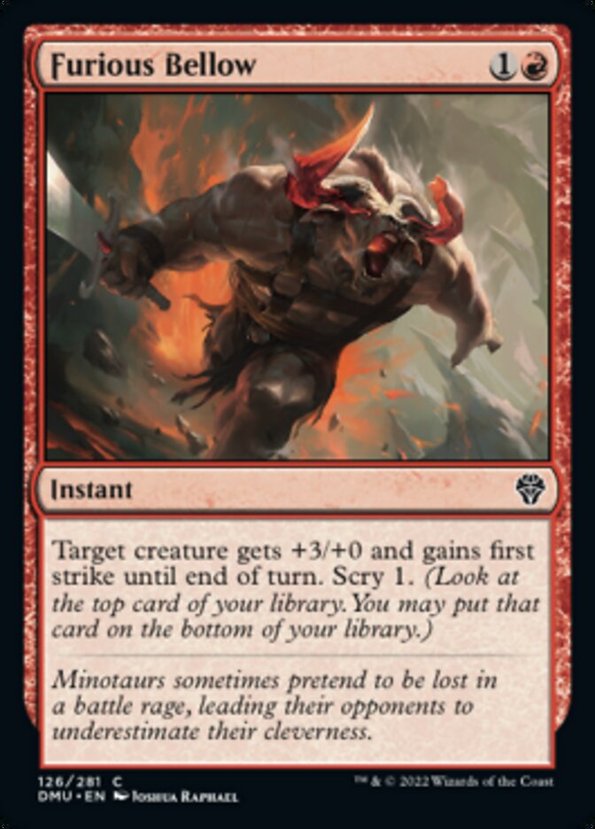 Furious Bellow [Dominaria United] | Odin's Place