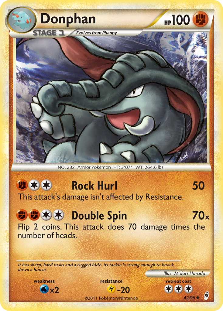 Donphan (42/95) [HeartGold & SoulSilver: Call of Legends] | Odin's Place