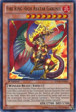Fire King High Avatar Garunix [SDOK-EN001] Ultra Rare | Odin's Place