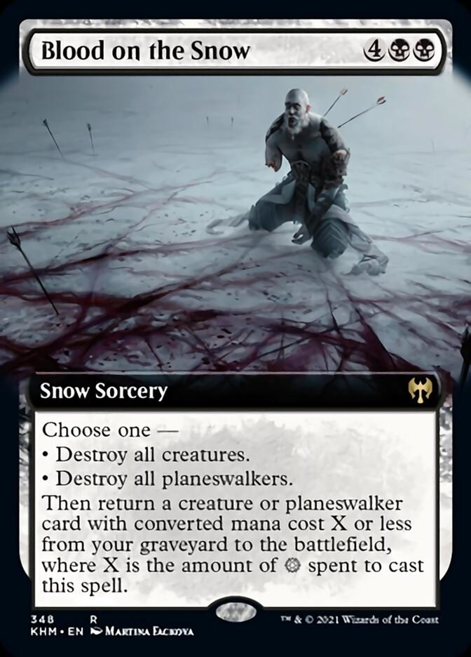 Blood on the Snow (Extended Art) [Kaldheim] | Odin's Place