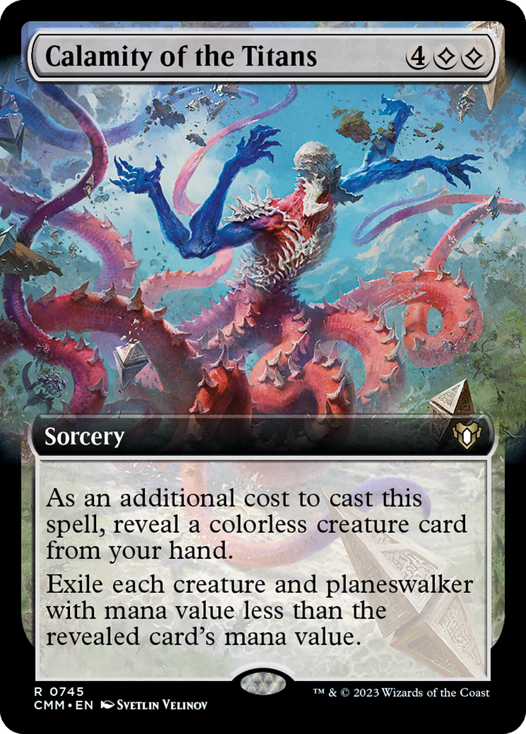 Calamity of the Titans (Extended Art) [Commander Masters] | Odin's Place