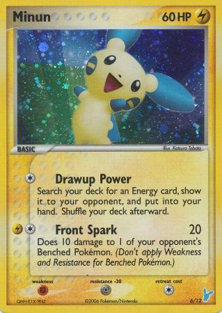 Minun (6/12) [EX: Trainer Kit 2 - Minun] | Odin's Place