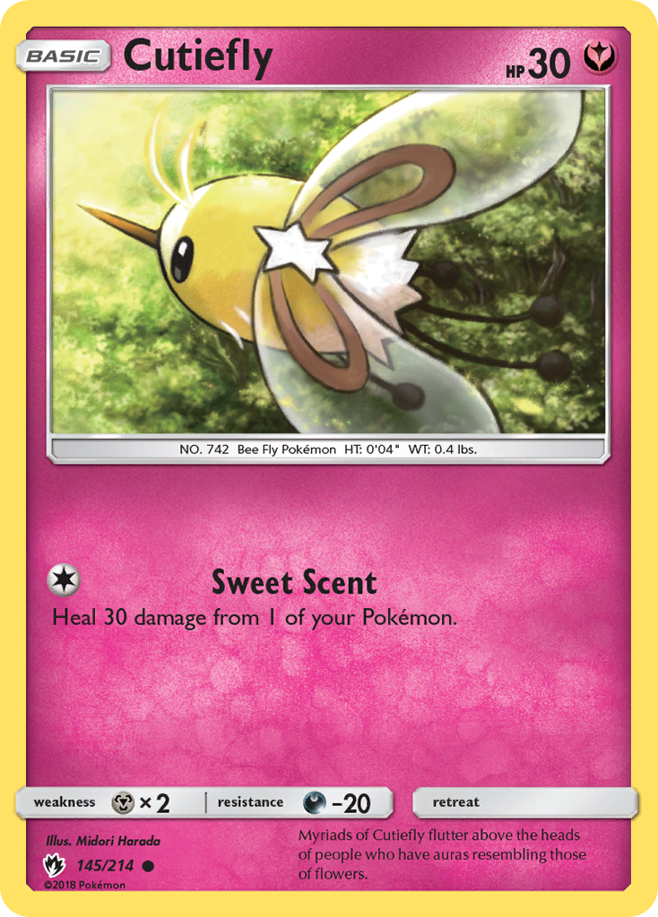 Cutiefly (145/214) [Sun & Moon: Lost Thunder] | Odin's Place