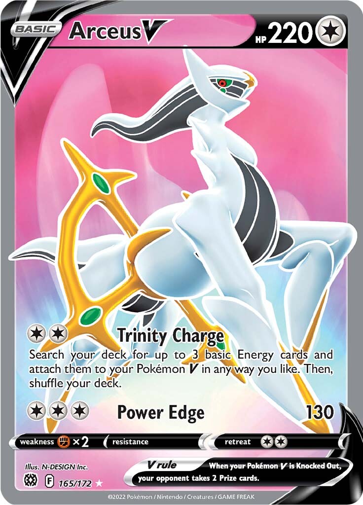 Arceus V (165/172) [Sword & Shield: Brilliant Stars] | Odin's Place