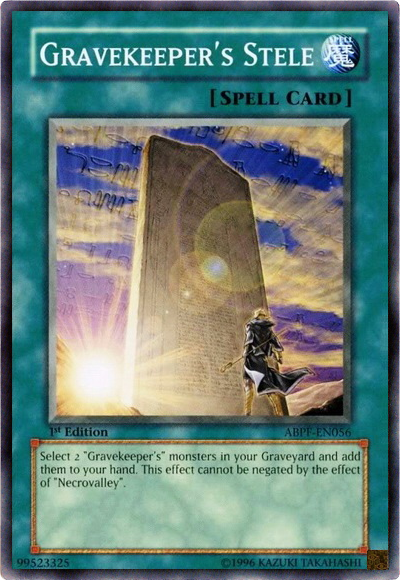 Gravekeeper's Stele [ABPF-EN056] Common | Odin's Place