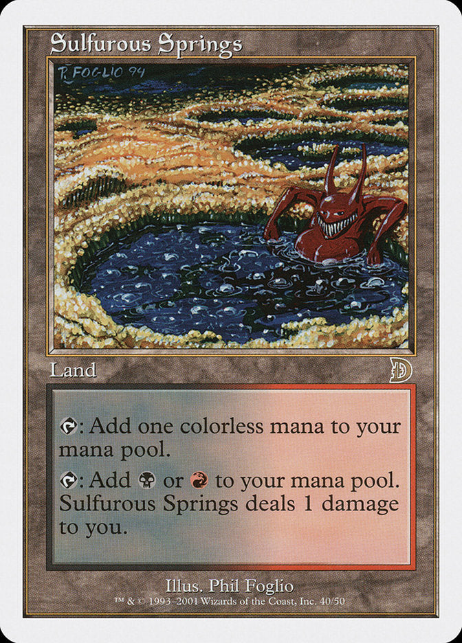Sulfurous Springs (40) [Deckmasters] | Odin's Place