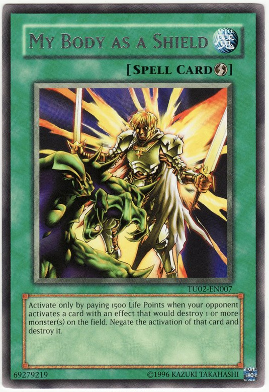 My Body as a Shield [TU02-EN007] Rare | Odin's Place