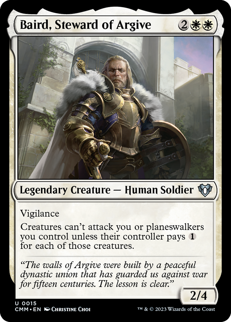 Baird, Steward of Argive [Commander Masters] | Odin's Place
