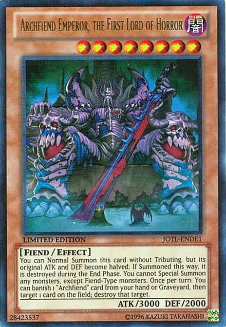 Archfiend Emperor, the First Lord of Horror [JOTL-ENDE1] Ultra Rare | Odin's Place