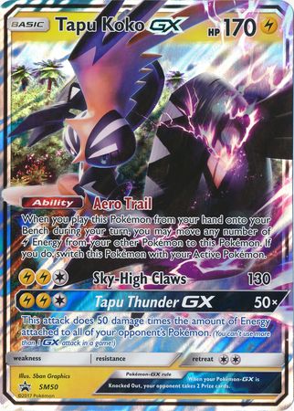 Tapu Koko GX (SM50) (Jumbo Card) [Sun & Moon: Black Star Promos] | Odin's Place