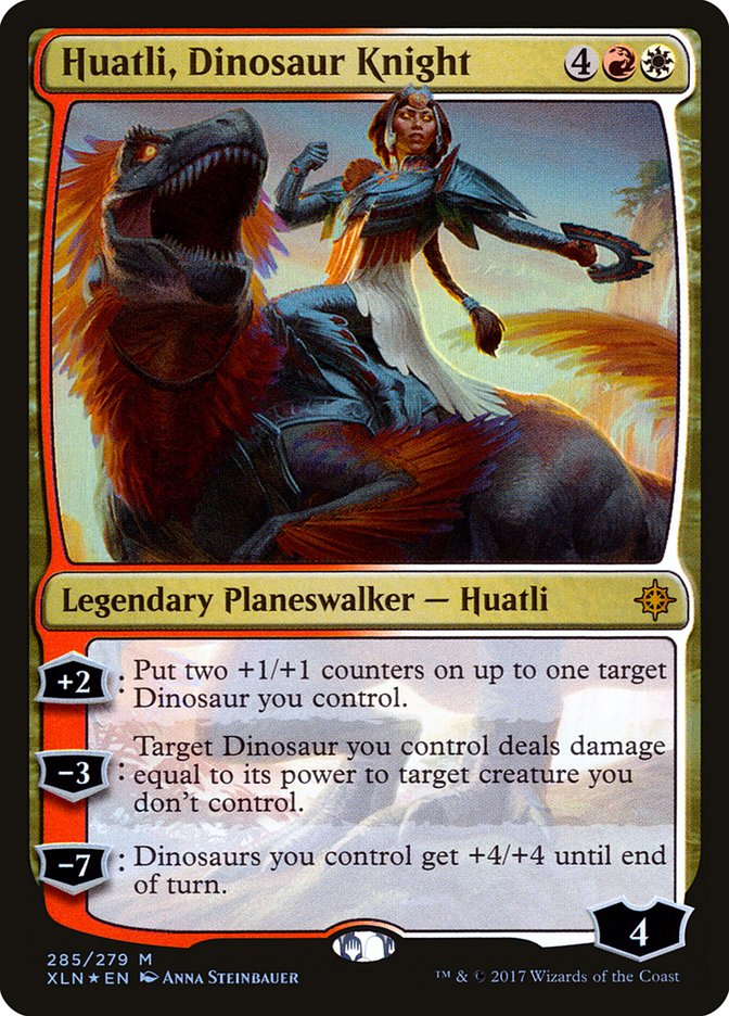 Huatli, Dinosaur Knight (285) [Ixalan] | Odin's Place