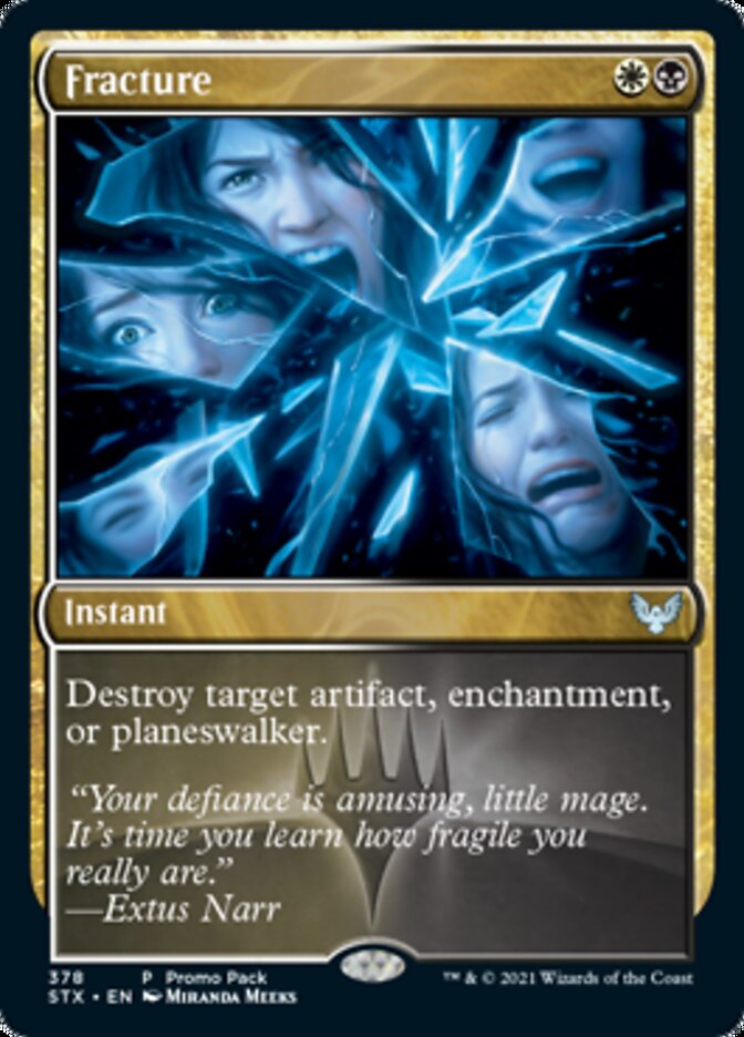 Fracture (Promo Pack) [Strixhaven: School of Mages Promos] | Odin's Place