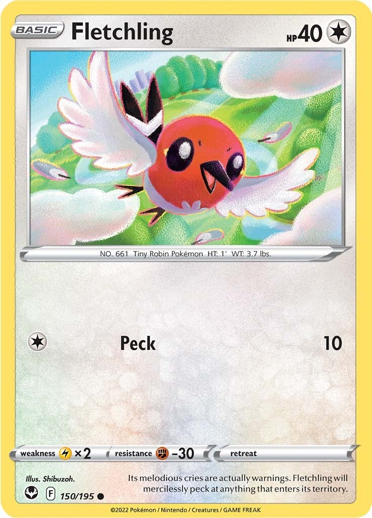 Fletchling (150/195) [Sword & Shield: Silver Tempest] | Odin's Place